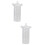 2Stk Doppelflasche Öl Essig Spender Transparent 2-in-1 Für 7