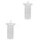 2Stk Doppelflasche Öl Essig Spender Transparent 2-in-1 Für 3