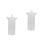 2Stk Doppelflasche Öl Essig Spender Transparent 2-in-1 Für 4