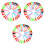 3Pcs Unbreakable Plastic Tees for Golfer Assorted Colors Durable 3