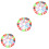 3Pcs Unbreakable Plastic Tees for Golfer Assorted Colors Durable 5