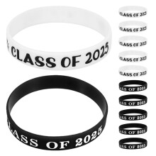36Stk Graduation Stretchbänder Silikon Armbänder Abschlussfeier