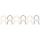 12Pcs Assorted Color Kettle Handles Creative Rattan Style Home Use 5