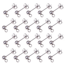 200Pcs Silver Ear DIY Accessories Jewelry Making Tool for Earrings