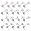 200Pcs Silver Ear DIY Accessories Jewelry Making Tool for Earrings 1