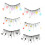 9Paare Glitzer Wimpern Für Damen Make-Up 1