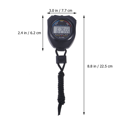 2Stk Digitaler Sport Chronograph Mit LCD Anzeige Und Timer 1