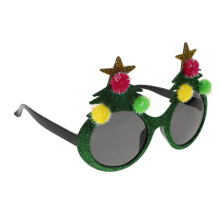 4Stk Party-Brillen Mit Glitzer, Weihnachts- Und -