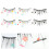 9Paare Glitzer Wimpern Für Damen Make-Up 10