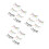 9Paare Glitzer Wimpern Für Damen Make-Up 4