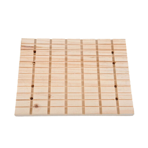 2Pcs Premium Wood Small Pet Scratch Board with Claw Grinding Function