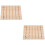 2Pcs Premium Wood Small Pet Scratch Board with Claw Grinding Function 6