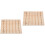 2Pcs Premium Wood Small Pet Scratch Board with Claw Grinding Function 4