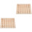 2Pcs Premium Wood Small Pet Scratch Board with Claw Grinding Function 3