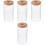 4Stk Landschaft Flasche DIY Moos Pflanzbehälter Transparent 3