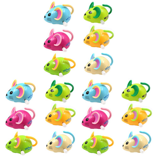 18Stk Kinder Spielzeug Mäuse Mit Mechanismus 2