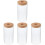 4Stk Landschaft Flasche DIY Moos Pflanzbehälter Transparent 2