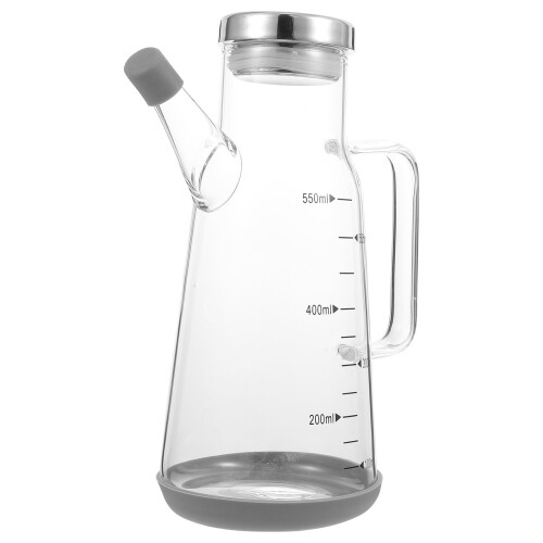 2Stk Öl- Und Sojasaucenflasche Aus Mit Und Silikon Set
