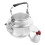 3Stk Induktionsfähiger Teekessel Langlebiger Silber-Teapot 1