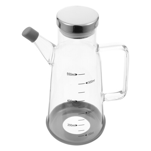 2Stk Öl- Und Sojasaucenflasche Aus Mit Und Silikon Set 1