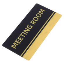 5Stk Türschild Acryl Büro Meeting Schwarz Identifikation