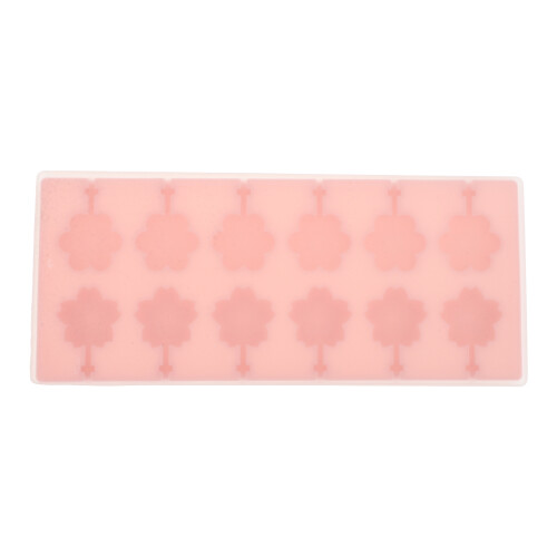 4Stk Silikon Lutscher Pink Mit Deckel Für DIY Backen 2