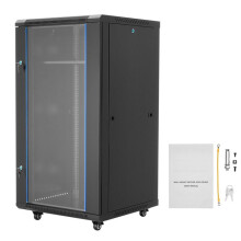Netzwerkschrank 22U-Duoku-Rack Wandserver-Bais de Brassage-Tiefe 60 cm-Tragfähigkeit 136 kg