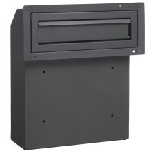 Brievenbus - DUOKU - MA074 - Combinatieslot - Donkergrijs - Robuuste Staal
