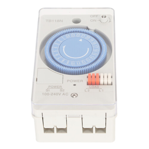 Interruttore Timer Meccanico TB118N 15Min Alta Precisione 100-240V 2