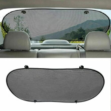 Pare-soleil de lunette arrière isolant thermique pour voiture, facile à installer grâce à sa ventouse, protection intérieure contre le soleil