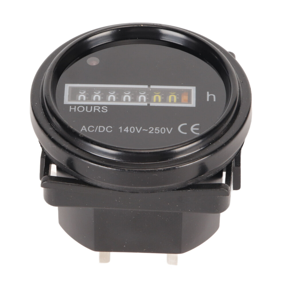 Mechanical Hour Meter For Industrial Timekeeping Precise Timing Quartz Oscillator Accuracy Total Running Hours With Adjustable Mounting Vibration 9190834766751