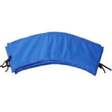 Trampolin-Sicherheitsmatte aus EPE-Schaumstoff, runder Bezug (244 cm) mit elastischen Gurten und S-Haken, bruchfest bei Kälte