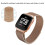 Μεταλλικό λουράκι υψηλής ποιότητας για Apple Watch, αναπνεύσιμος σχεδιασμός από 5
