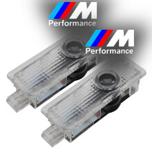 Éclairage de porte à dissipation thermique métallique inaltérable, projection de logo blanc froid ultra-lumineux, compatible avec les BMW séries