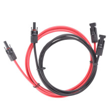 True OFC Wire Solar Extension Cable, 3M Red + 3M Black 10AWG Solar Wire for Solar Panel, Automotive, RV, Boat, Outdoors, IP67 Protection Grade