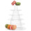 Κομψή βάση Macaron Tower, διαφανές πλαστικό ρυθμιζόμενο ύψος, οικολογικό, μη τοξικό, 1