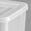 Robustes Küchen-Kühlschrank-Tür-Organizer mit Deckel für Eier und Gemüse 6
