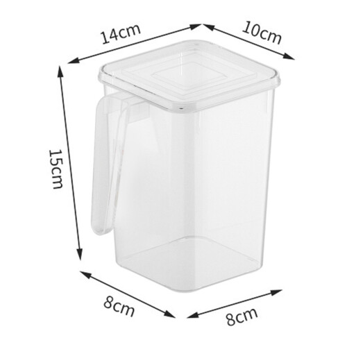 Robustes Küchen-Kühlschrank-Tür-Organizer mit Deckel für Eier und Gemüse 1