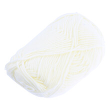 3Stk Weißes Strickgarn Milchbaumwolle Super Weich Und Warm