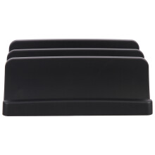 3Stk Laptopstütze Schwarz Vertikal Für Arbeitsplatz Ordnung