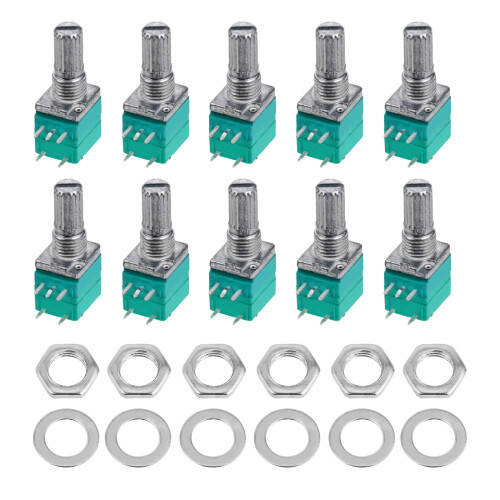 30Stk Single Turn Grün Potentiometer Mit Robustem Design Für Audio
