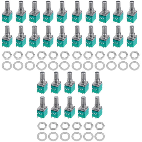 30Stk Single Turn Grün Potentiometer Mit Robustem Design Für Audio 2