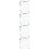 4Sets Transparentes Wand Memo Board Acryl Hängeschild 8