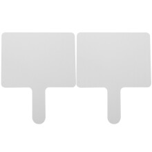 8Stk Wiederverwendbare Weiße Schul-Whiteboards Mit Ergonomischem Griff