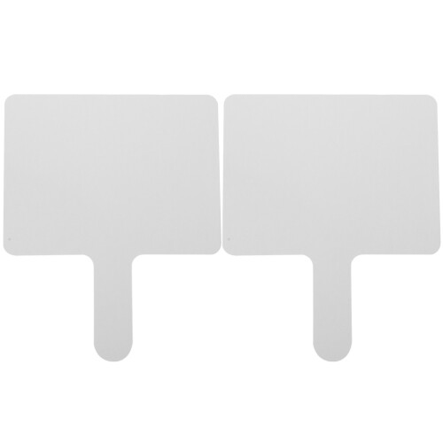 8Stk Wiederverwendbare Weiße Schul-Whiteboards Mit Ergonomischem Griff