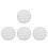4Stk Bbq Grillrost Rund Grillnetz Und Robust Silber 10