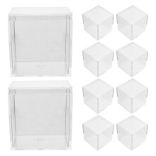 40Stk Transparente Mineral Aufbewahrungsbox Klarsicht