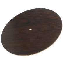 2Stk Runde Holz Ziffernplatte Dunkelbraun Für DIY Wanduhr Ersatz