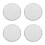 4Stk Bbq Grillrost Rund Grillnetz Und Robust Silber 8
