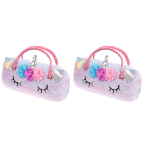 2Stk Kinder Brillenetui, Handliches Hardcase Mit Design 1